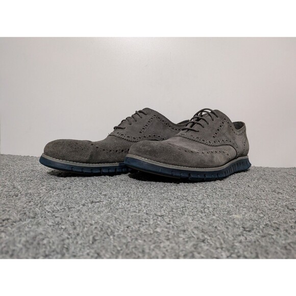 Cole Haan ZeroGrand Wingtip Oxfords Shoes Mens Size 10.5M Gray